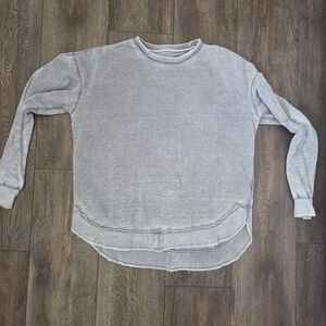 Gray Long Sleeve Sweatshirt